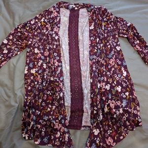 Maurices Size Medium Open Front Cardigan